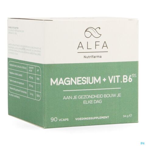 Alfa Magnesium + Vit B6 V-caps 90