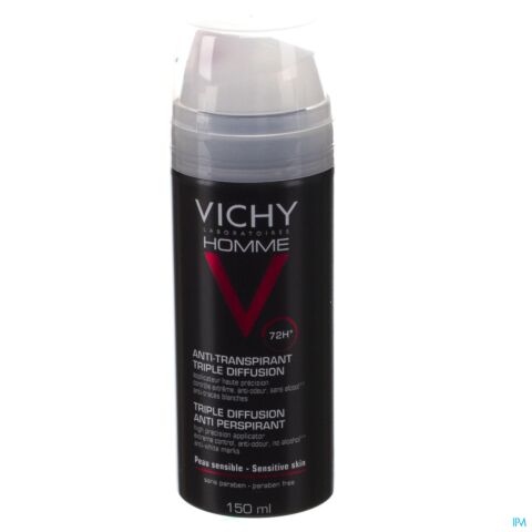 Vichy Homme Spray Triple Diffusion 72 Uren 150ml