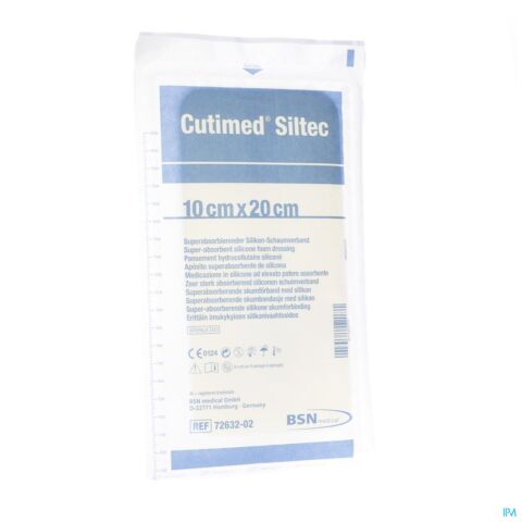 Cutimed Siltec Kp Steriel 10,0x20,0cm 1 7328502