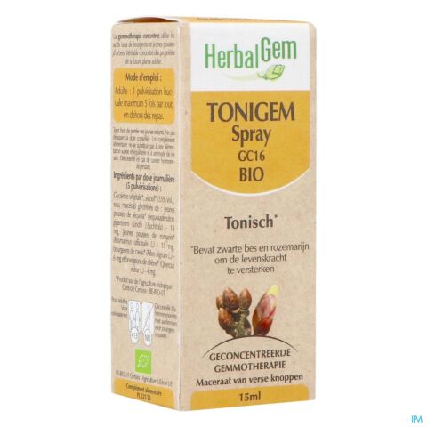 Herbalgem Tonigem Spray Bio 15ml