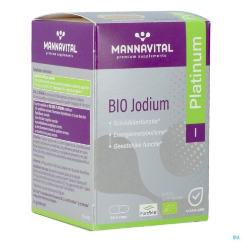 Mannavital Jodium Platinum Bio V-caps 90