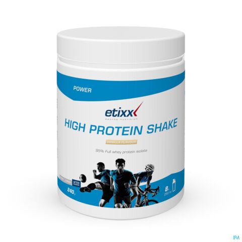 Etixx High Protein Shake Vanilla Pdr 240g