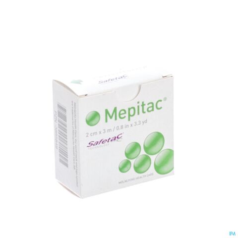 Mepitac Zachte Fixatietape Sil 2cmx3,0m 1 298300