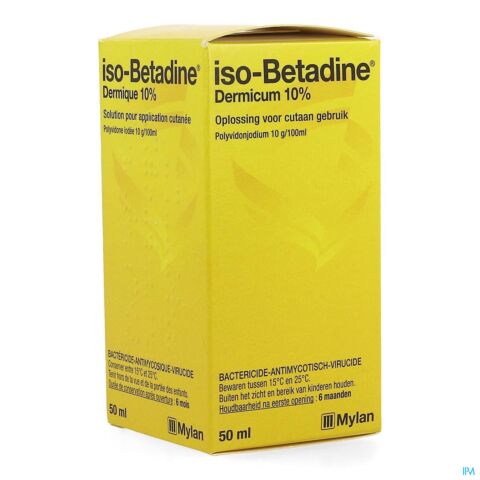 Iso Betadine Dermicum 10% Oplossing Fles 50ml