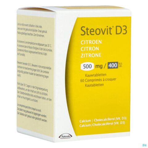 Steovit D3 500/400 60 Kauwtabletten