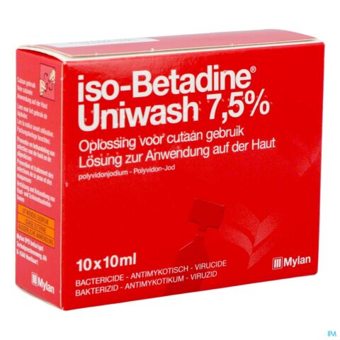 Iso-Betadine Uniwash Zeep 10 x 10ml