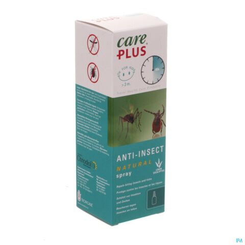Care Plus Anti-Insect Natural Spray Zonder DEET 100ml