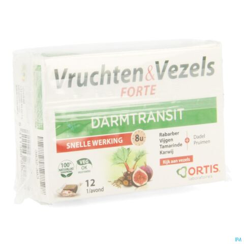 Ortis Vruchten & Vezels Forte Blokje 2x6