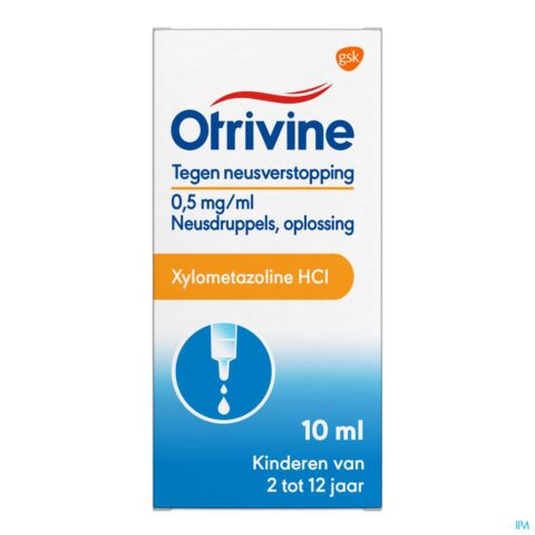 Otrivine Hydrat 0,05% Kind Nasaal Druppels 10 Ml