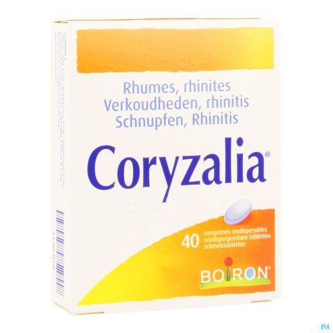 Boiron Coryzalia 40 Smelttabletten