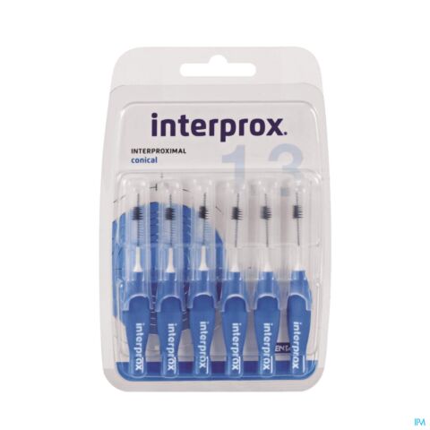 Interprox Premium Brush Interdentaal Conisch Blauw 3,5-6mm 6 Stuks