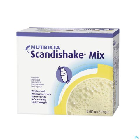 Scandishake Mix Vanille Zakje 6x85g