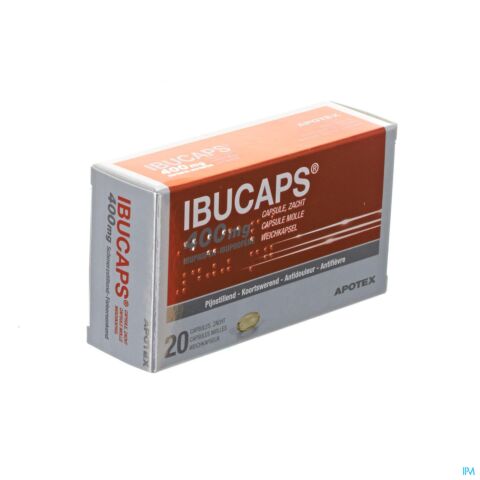 Ibucaps Apotex 400 mg 20 Capsules