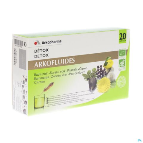 Arkofluide Detox Amp 20x15ml Cfr 3179660