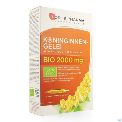 Forté Pharma Koninginnengelei 2000mg Bio 20 Ampullen