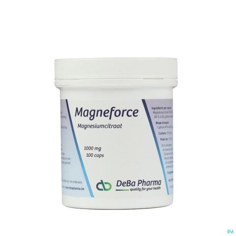 Deba Pharma Magneforce 1000mg 100 V-Capsules