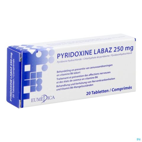 Pyridoxine 250mg 20 Tabletten