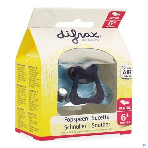 Difrax Fopspeen Dental Boy +6M 1 Stuk