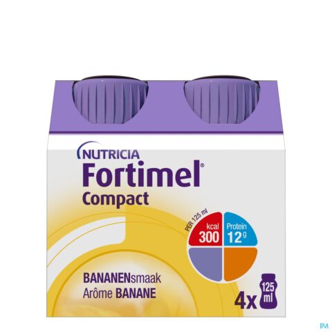 Fortimel Compact Banaan 4x125ml