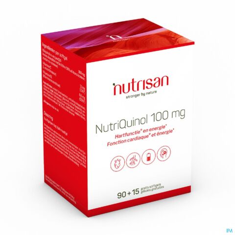 Nutrisan NutriQuinol 100mg 90 + 15 Capsules Gratis