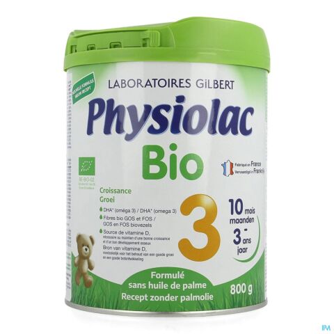 Physiolac Bio 3 Poedermelk Nf 800g