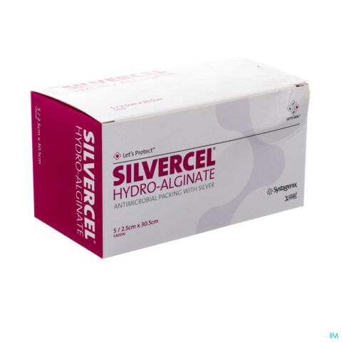 Silvercel Verb Hydro Algin. 2,5x30,5cm 5 Cad230