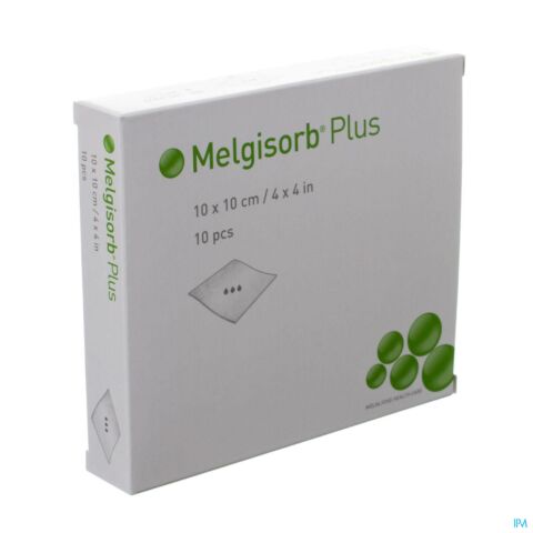 Melgisorb Plus Kp Ster 10x10cm 10 252200