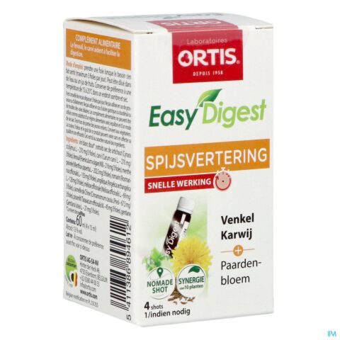 Ortis Easy Digest Shots 4x15ml