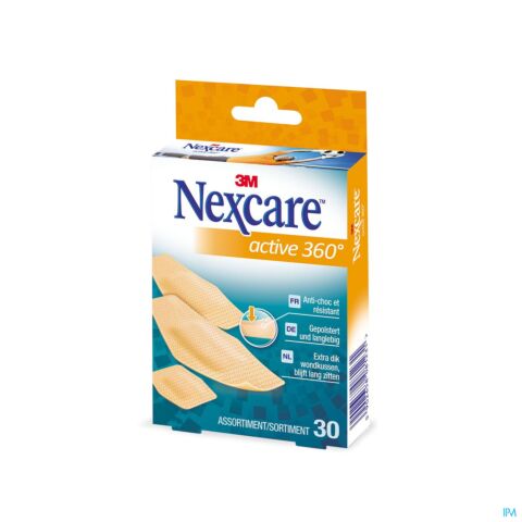 Nexcare 3m Active Strip 360 Assorted 30