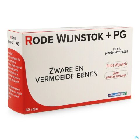 Rode Wijnstok+ Pg Pharmagenerix Blister Caps 60