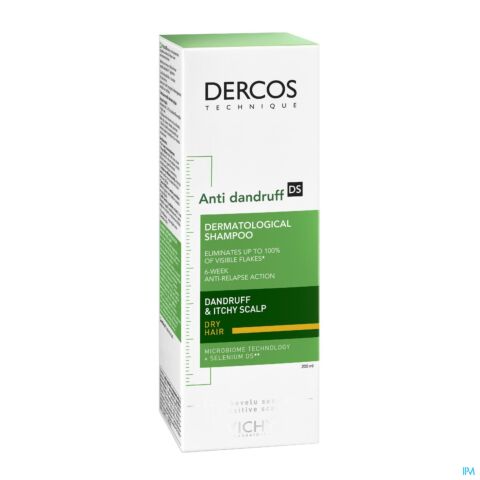 Vichy Dercos Anti-Roos Droog Haar Shampoo 200ml