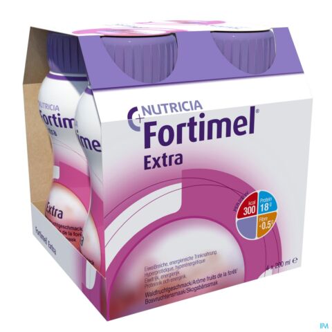 Fortimel Extra Bosvruchten Nf 4x200ml Verv.2505006