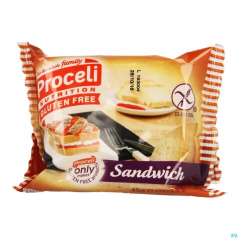 Proceli Sandwich Brood Rte 2x22,5g 4159
