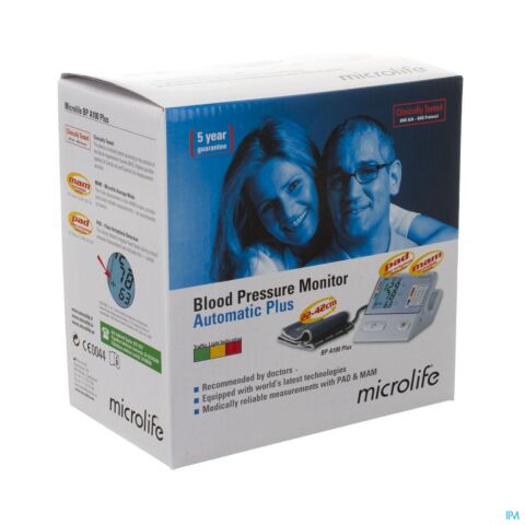 Microlife Bpa100 Plus Bloeddrukmeter Arm Mam/pad