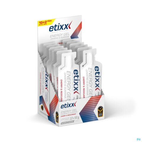 Etixx Energy Ginseng & Guarana Gel 12x50g