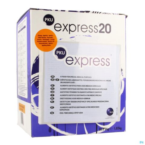 PKU Express 20 Niet Gearomatiseerd 30x34g
