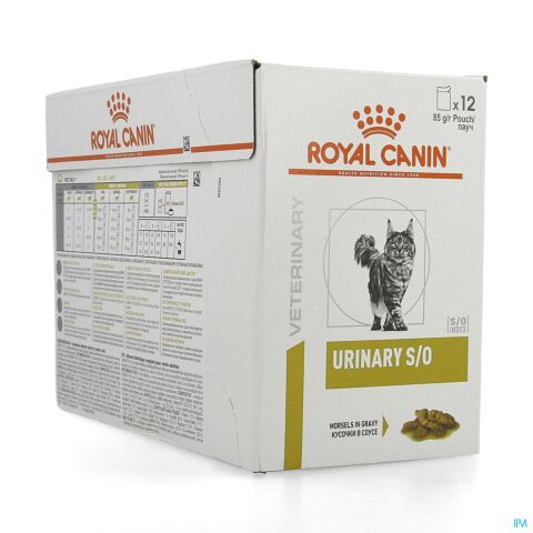 Royal Canin Cat Urinary S/o Morsel Gravy Wet12x85g