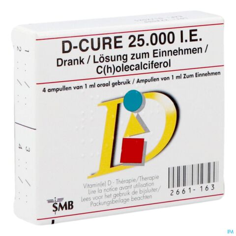 D-Cure 25.000 I.E. 4 Ampullen