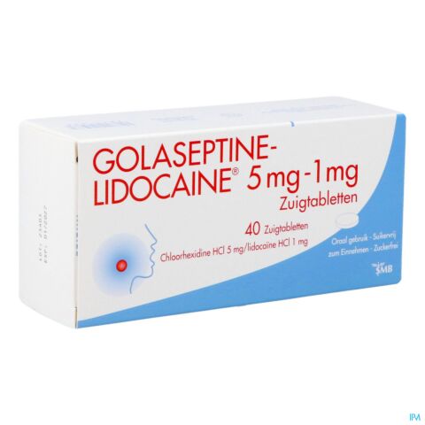 Golaseptine Lidocaine 40 Zuigtabletten