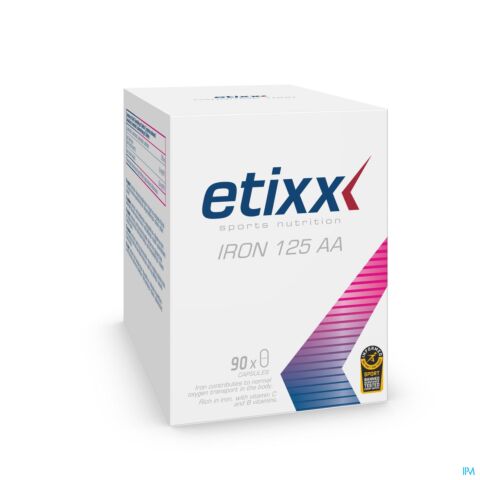 Etixx Iron AA Chelaat 125 90 Capsules