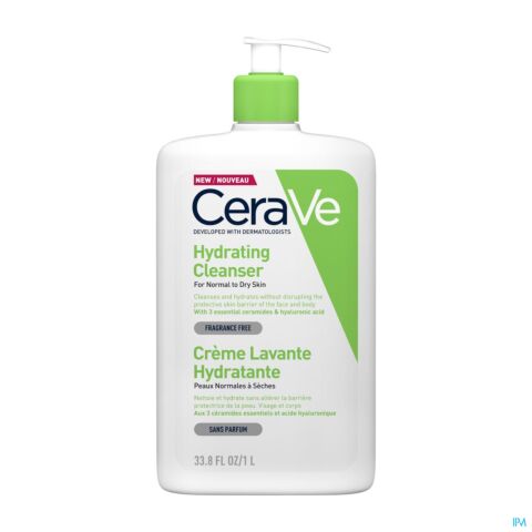 CeraVe Hydraterende Reinigingscrème Pompfles 1L