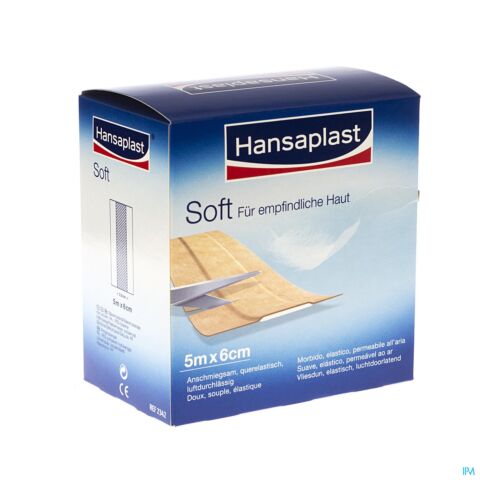 Hansaplast Soft Pleister Individ. 5mx6cm 1 234200