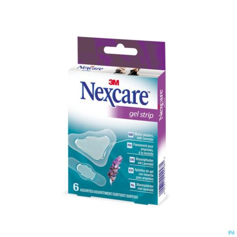 Nexcare 3m Gel Strips Lavendel Small 6 N1406s