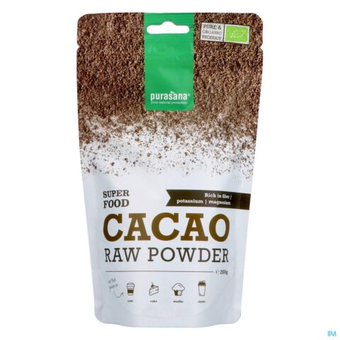 Purasana Vegan Cacao Pdr 200g Be-bio-02