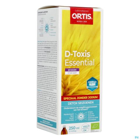 D Toxis Essential Zonder Iodium Appel Bio 250ml