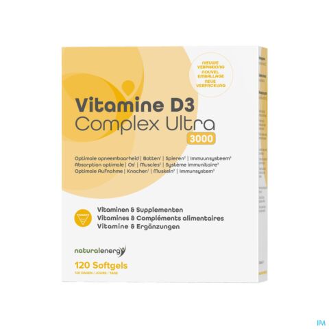 Vitamine D Complex Ultra 3000ui 120 Natural Energy