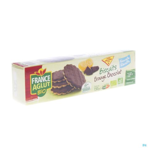 France Aglut Sinaas Chocoladekoekjes Bio 150g 6879