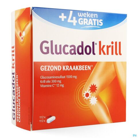 Glucadol Krill Promo 4 Weken Gratis 112 Tabletten + 112 Capsules