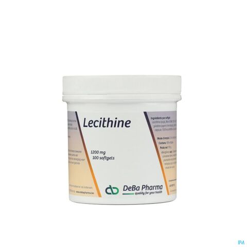 Lecithine Caps 100x1200mg Deba