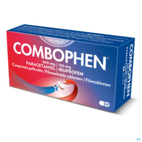 Combophen 500mg/150mg 32 tabletten tegen pijn